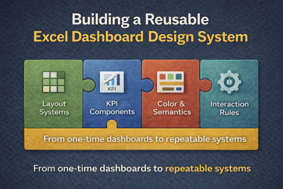 Building a Reusable Excel Dashboard Design&nbsp;System
